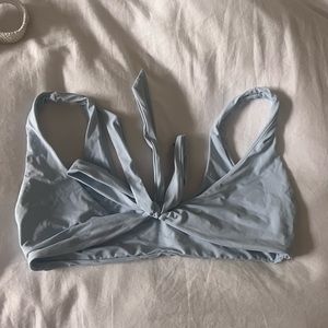 Blue pacsun S bikini top